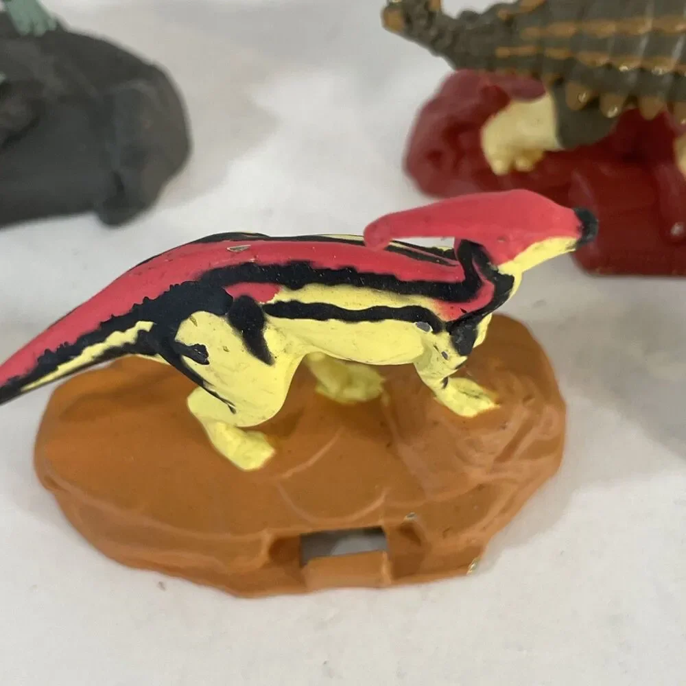 Jurassic Park Lot Of 6 Die-Cast Metal Dinosaurs 1993 Kenner Vintage Toys 90s